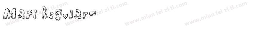 Mati Regular字体转换